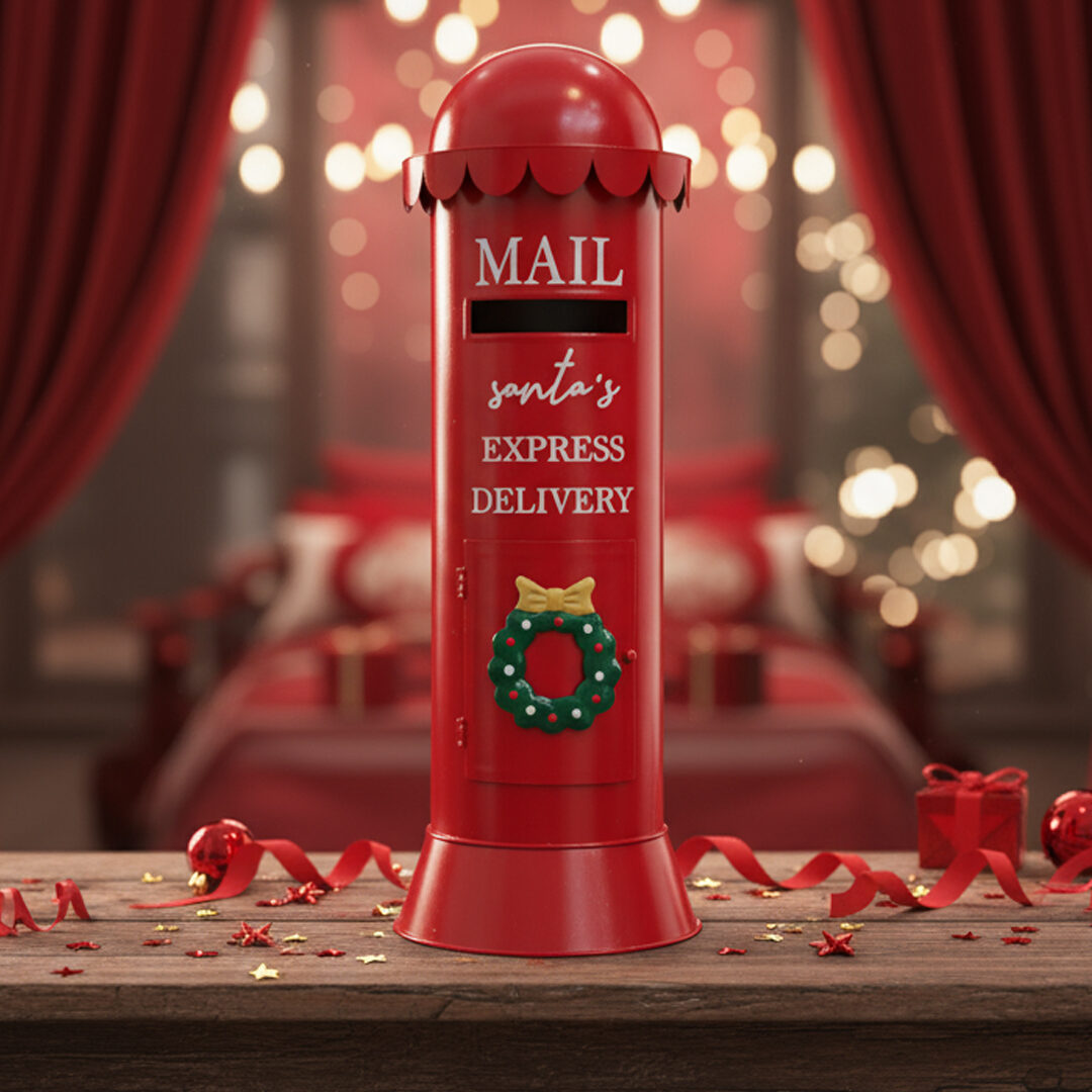 Red Pillar "Santa's Express Delivery" Mail Drop