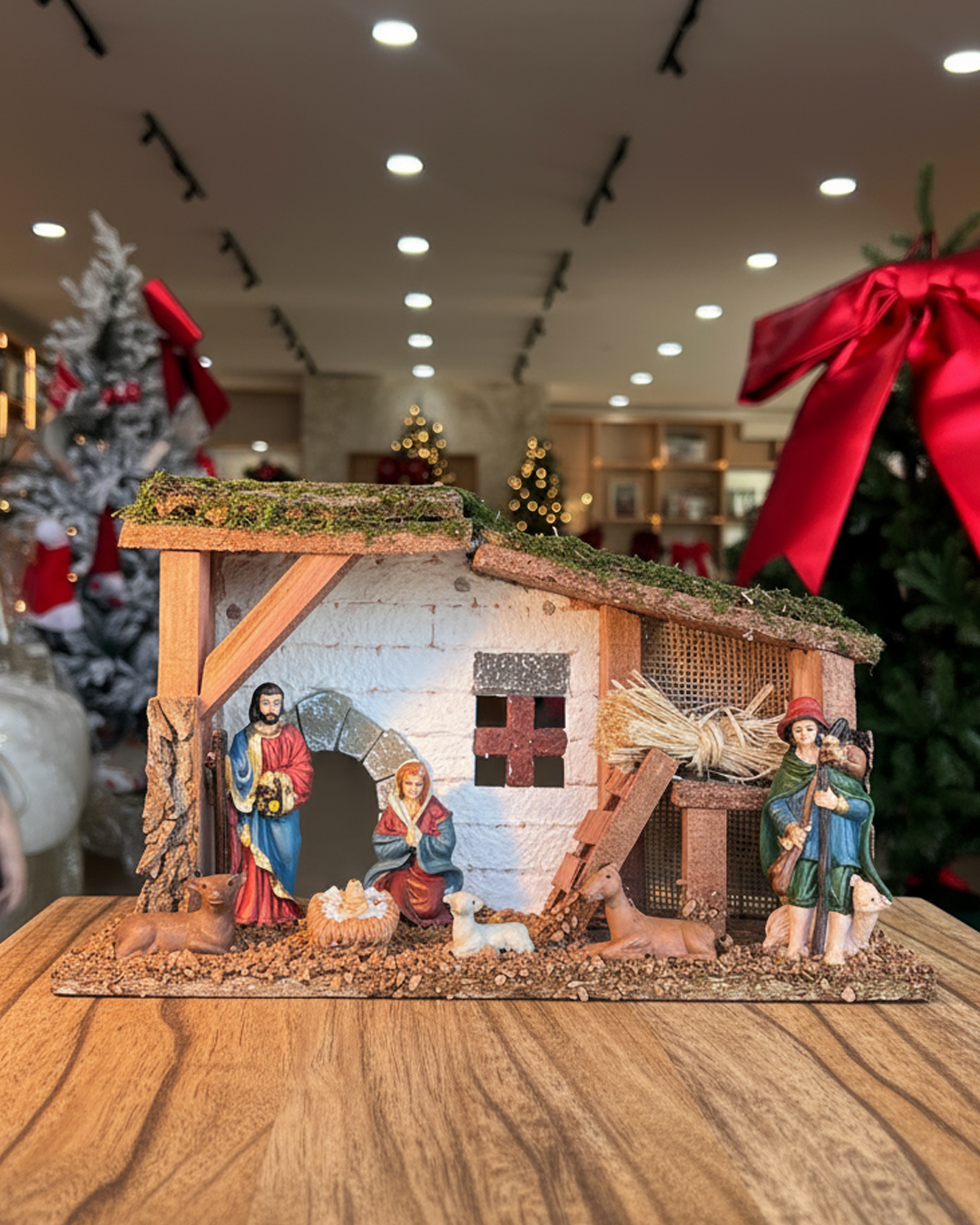 XMAS VILLAGE WITH LED 37CM