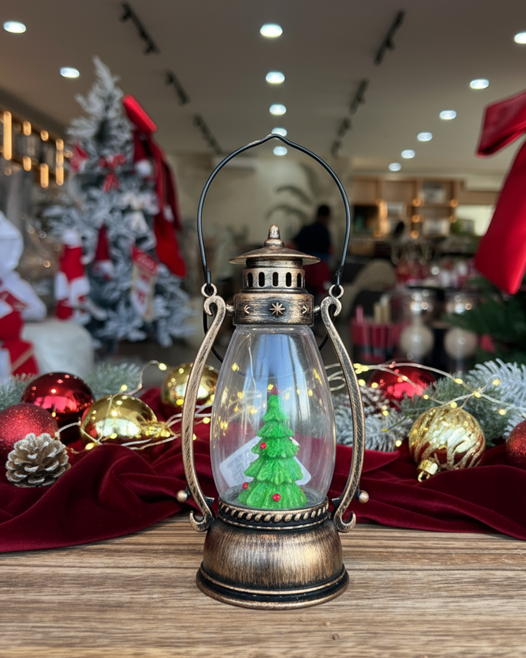 LANTERN 14CM 4ASS GOLD GL - Image 2